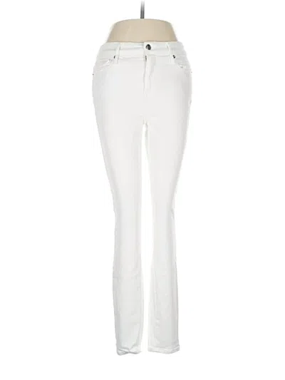 Pre-owned Good American Jeans In Ivory
