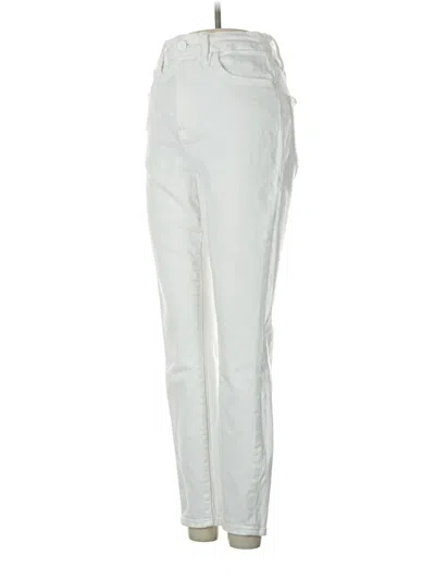 Pre-owned Good American Jeans In Ivory