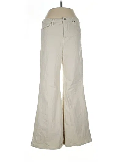 Pre-owned Good American Jeans In Ivory