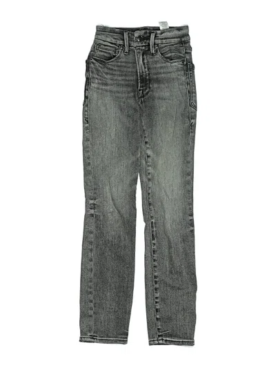 Pre-owned Good American Jeans In Silver
