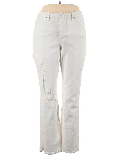 Pre-owned Good American Jeans In White