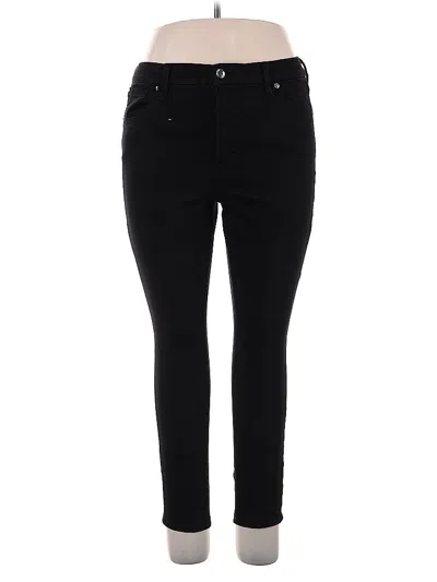 Pre-owned Good American Jeggings In Black