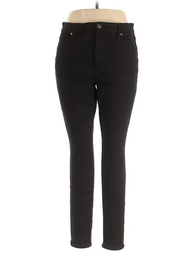 Pre-owned Good American Jeggings In Black