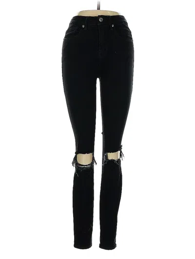Pre-owned Good American Jeggings In Black