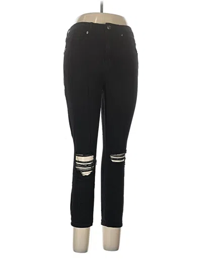 Pre-owned Good American Jeggings In Black
