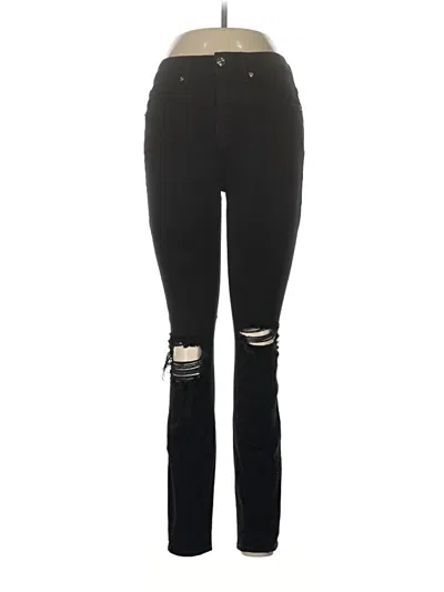 Pre-owned Good American Jeggings In Black