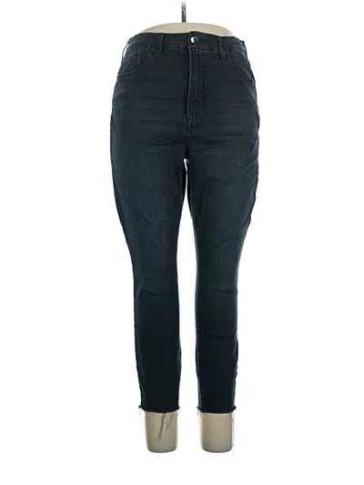 Pre-owned Good American Jeggings In Blue