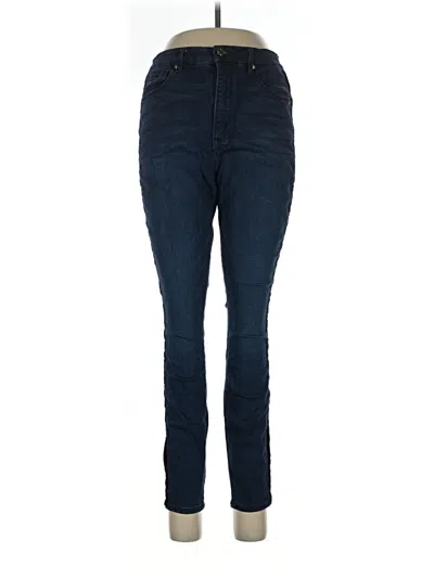 Pre-owned Good American Jeggings In Blue