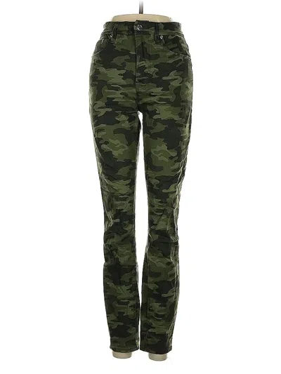 Pre-owned Good American Jeggings In Green