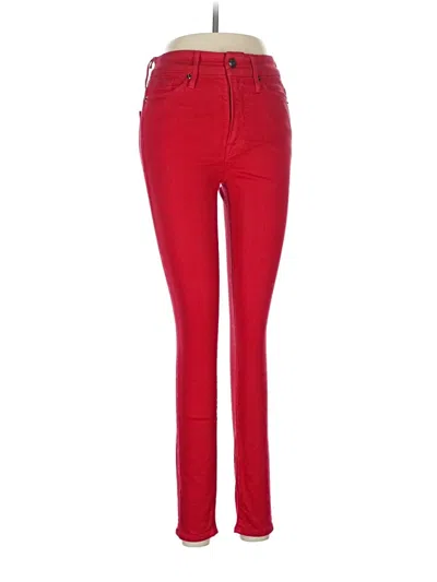 Pre-owned Good American Jeggings In Red