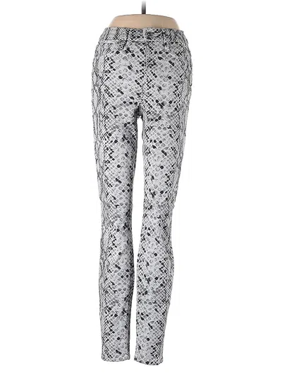 Pre-owned Good American Jeggings In Silver