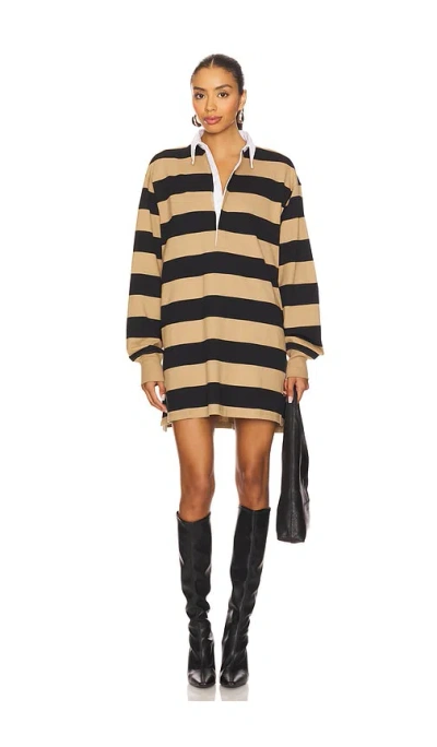 GOOD AMERICAN JERSEY POLO MINI DRESS