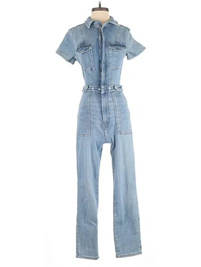 Pre-owned Good American Jumpsuit In Blue