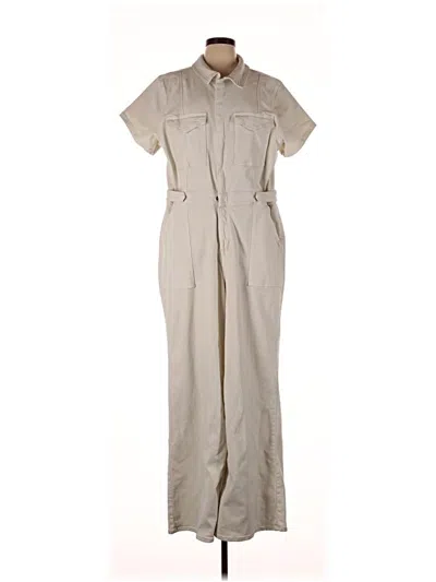 Pre-owned Good American Jumpsuit In Ivory