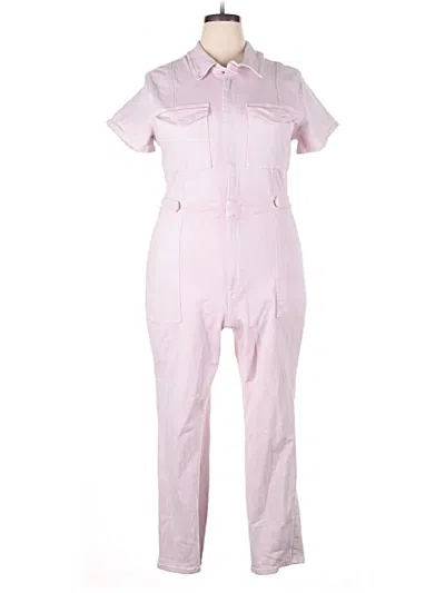 Pre-owned Good American Jumpsuit In Pink