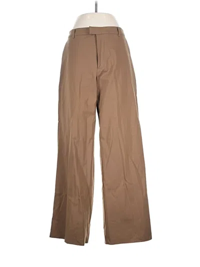 Pre-owned Good American Khaki Pant In Brown
