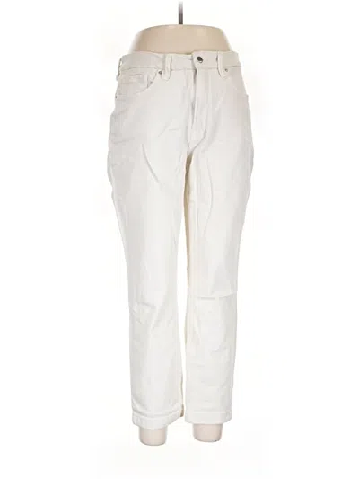 Pre-owned Good American Khaki Pant In White