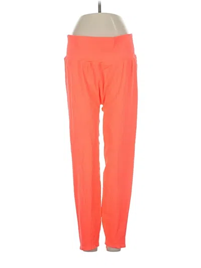 Pre-owned Good American Leggings In Orange
