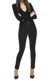 Good American Legs Velvet Pants In Black In Black