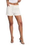 Good American Lite Cotton Blend Shorts