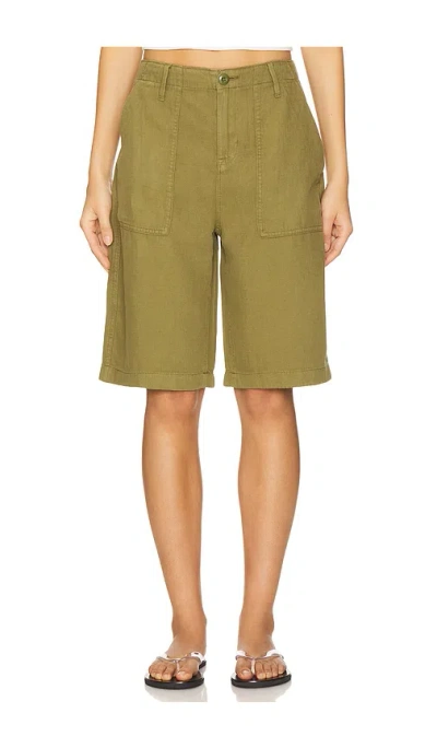 Good American Lite Linen Bermuda Short