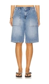Good American Lite Linen Bermuda Short