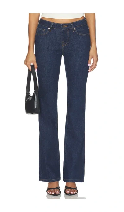 Good American Low Boot Jeans In Indigo