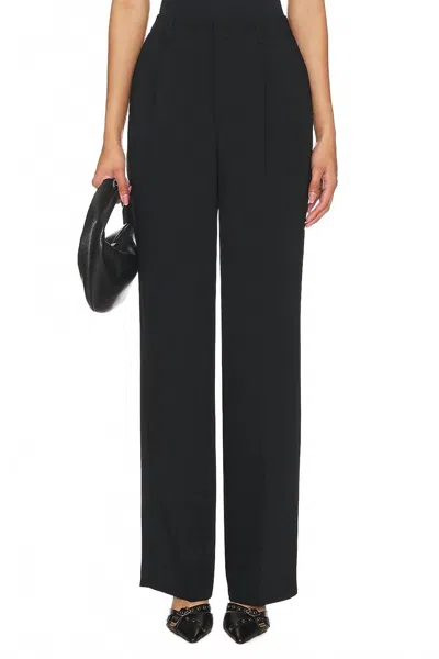 Good American Luxe Suiting Column Trouser In Black