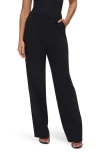 Good American Luxe Suiting Column Wide Leg Trousers In Black001