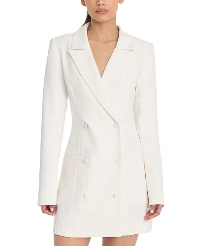 Good American Luxe Suiting Exec Dress In Neutral