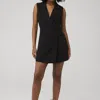 GOOD AMERICAN LUXE SUITING SLEEVELESS DRESS