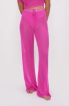 Good American Mesh Cover-up Pants In Pink Glow002