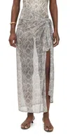 Good American Mesh Sarong Ssp Print In Ssp Print