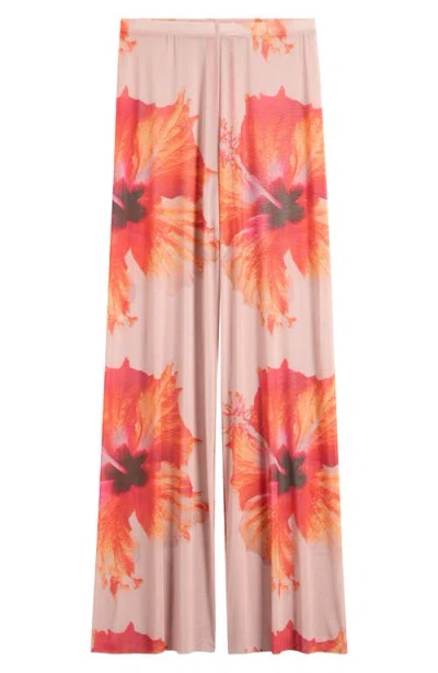 GOOD AMERICAN GOOD AMERICAN MESH WIDE LEG PANT