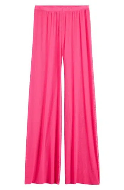 Good American Mesh Wide Leg Pant