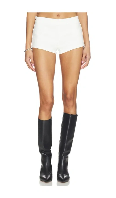 Good American Micro Shorts In White