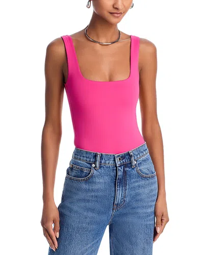 Good American Modern Tank Thong Bodysuit In Ballerina Pink004