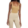 Good American Modern Tank Bodysuit In Pecan001