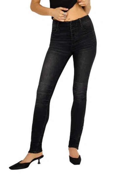 Good American Moto High Waist Skinny Jeans In Multi