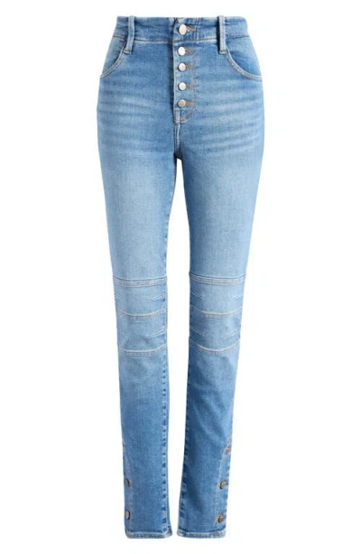 Good American Moto High Waist Skinny Jeans In Indigo760