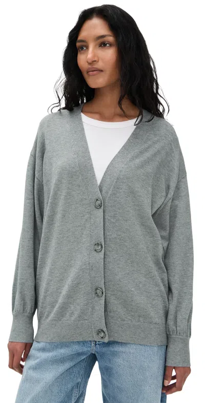 Good American Multi Functional Cardigan Sweater Charcoal In Gray