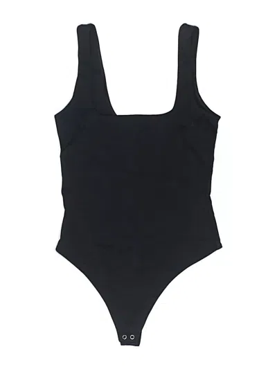 Pre-owned Good American One Piece Swimsuit In Black