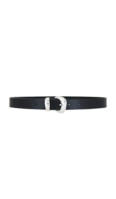 Good American Organic Metal Buckle Belt In Black