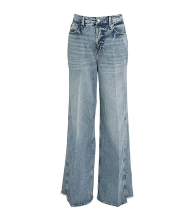 Good American Outseam Skater Jeans In Blue