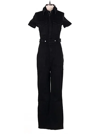 Pre-owned Good American Overalls In Black