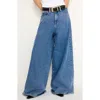 GOOD AMERICAN GOOD AMERICAN PANELED BAGGY WIDE LEG JEANS