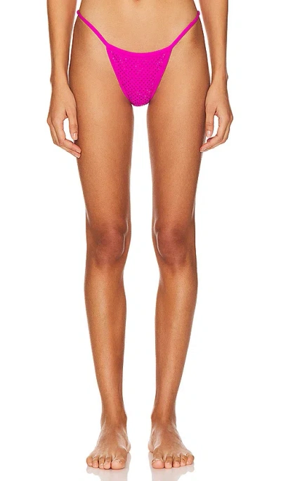 Good American Perfect Fit Bikini Bottom In Pink Glow002