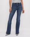 Good American Petite Good Mid-rise Flare-leg Jeans In Blue