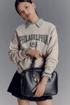 Good American Philadelphia Graphic Crew-neck Sweatshirt In White