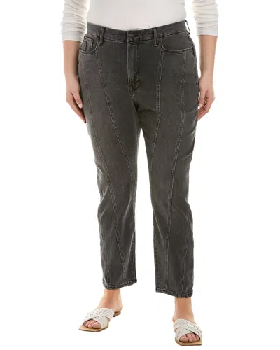 Good American Plus Classic Black Jean In Gray